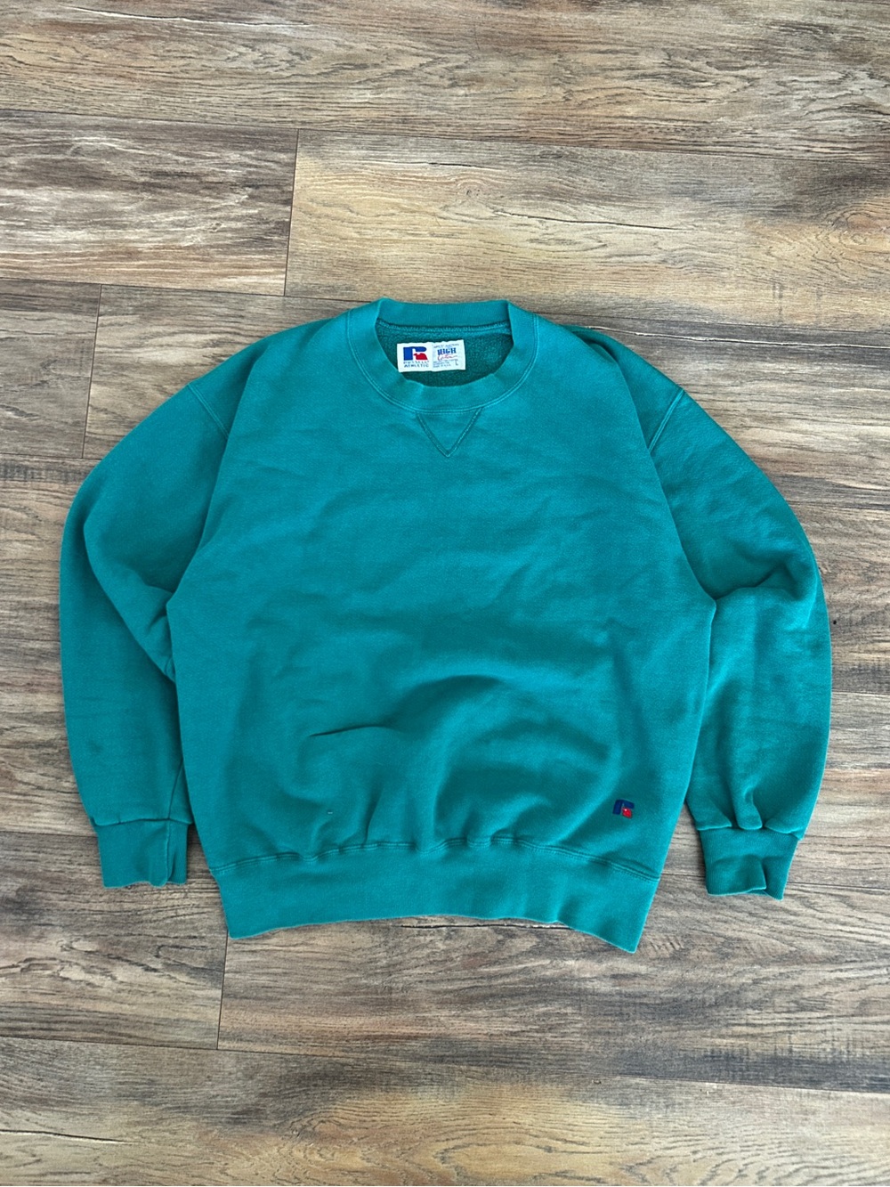 Vintage Russell Athletic High Cotton Crewneck Sweatshirt Large